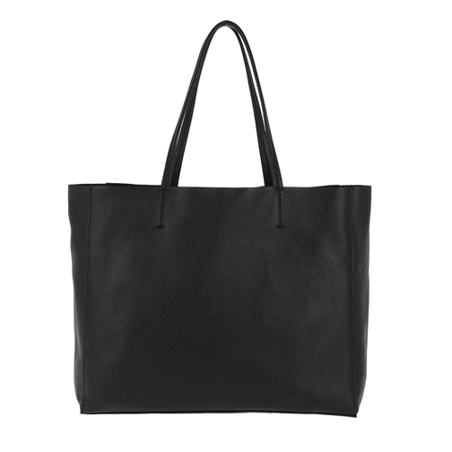 Coccinelle Delta Soft Handle Bag Noir Rymlig shoppingväska
