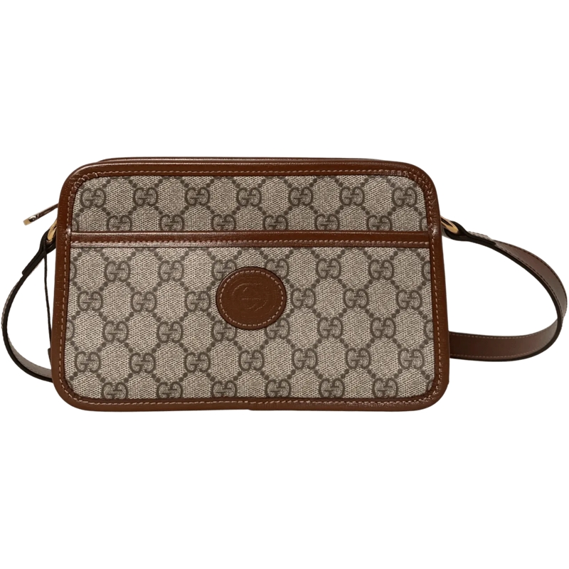 Gucci Schultertasche Gucci GG Supreme Schultertrasche Braun Fullset / s braun