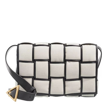 Cassette Leather Crossbody Bag in Black - Bottega Veneta