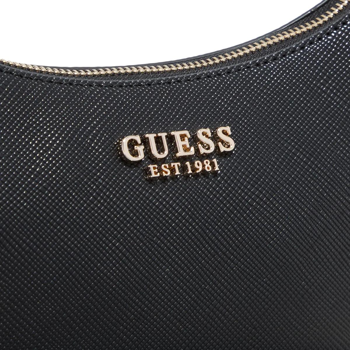 Guess Hobo bags Fedana Mini Top Zip Shldr Bag in zwart