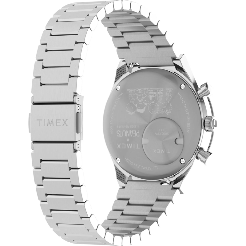 Timex Chronograph Quarz-Chronographenuhr Timex X Peanuts® Q Timex® C silber(Image 4)