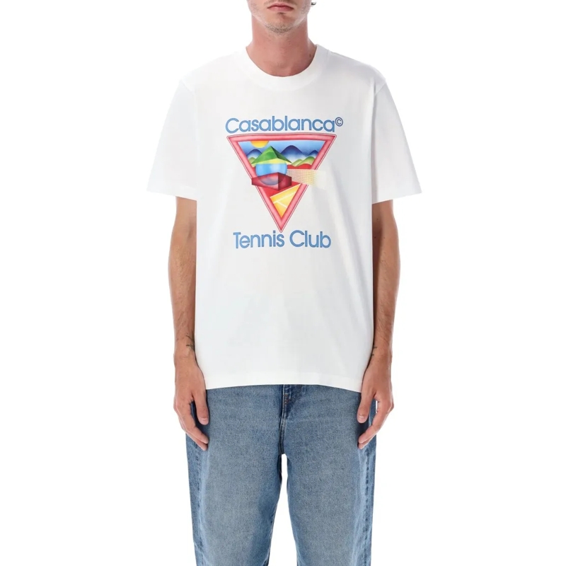 Casablanca T-Shirt Tennis Club Icon T-Shirt White