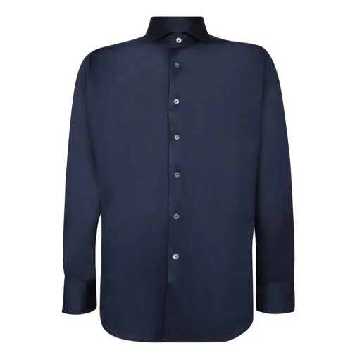 Canali Long Sleeve Shirt Blue 