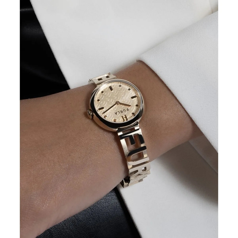 Furla Quarzuhr Quarz Analog Uhr Furla 3D Bangle gold(Image 4)