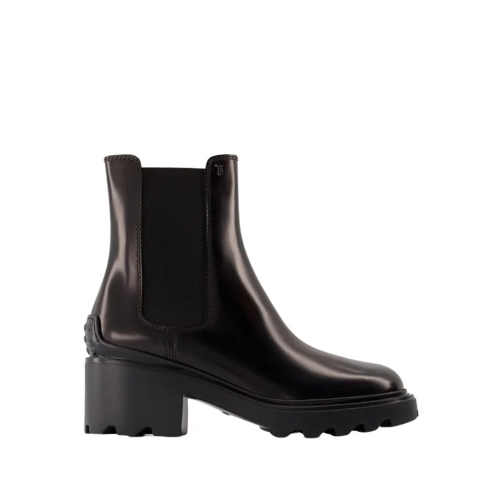 Tod's Gomma Carro T60 Boots - Leather - Black Black Stövlar