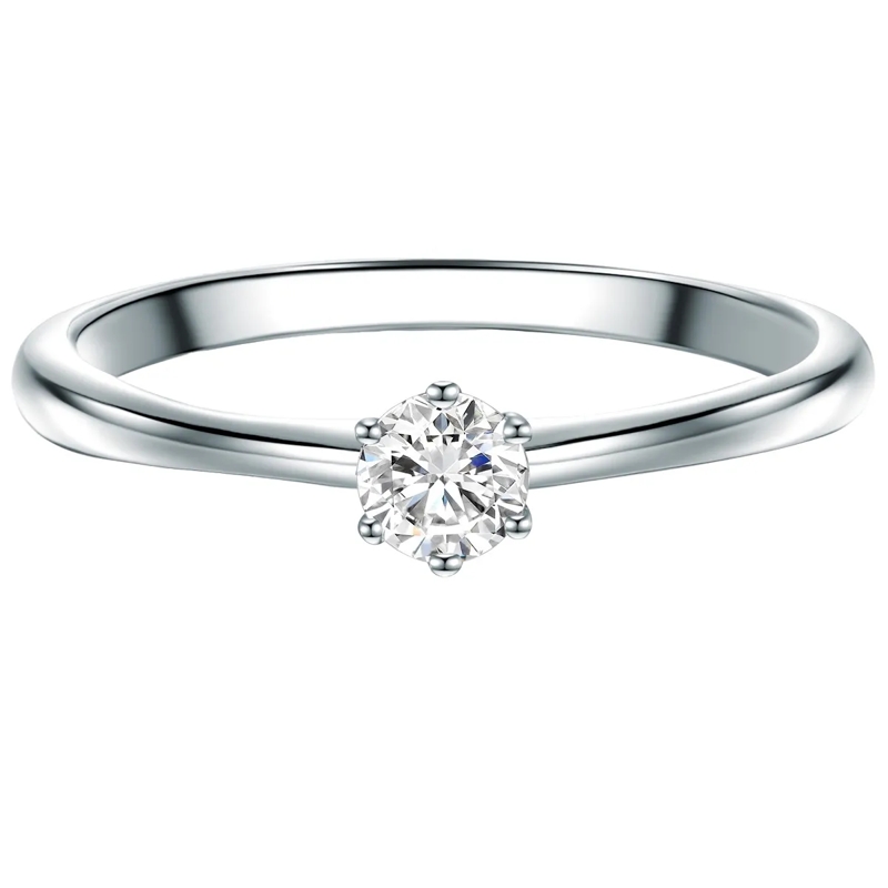 Trilani Ring Sterling Silber Ring Zirkonia silber