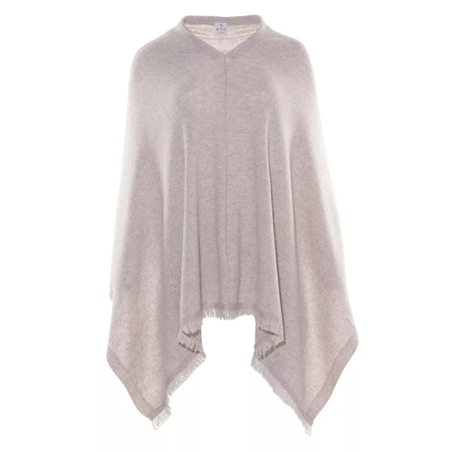 FTC Cashmere Poncho RN Natural Poncho