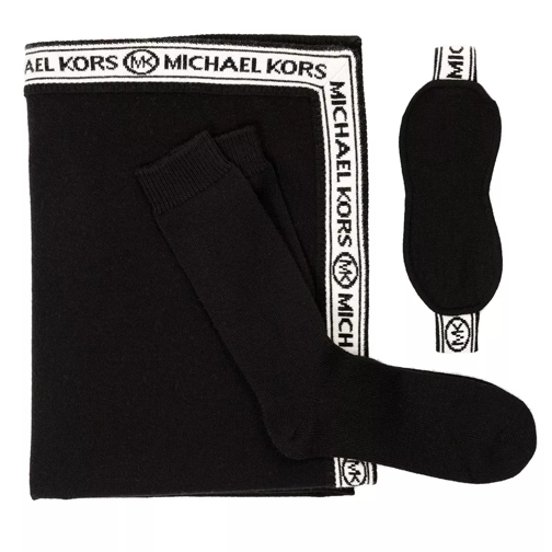 MICHAEL Michael Kors Eco Travel Gift Set Black Wollen Sjaal