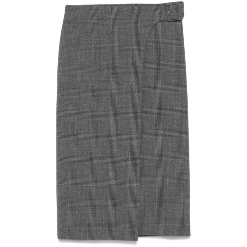 Boss Midi Rokken Black/Grey Vitoka Skirt Grey