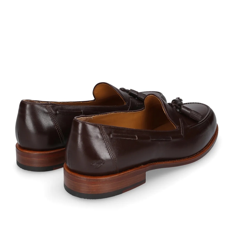 Heinrich Dinkelacker Loafer Loafer Wien Plain Tassel NP dunkel-braun(Image 3)