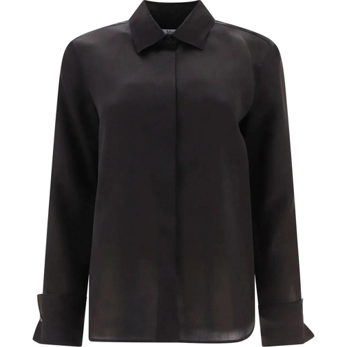 Max Mara Chemisiers Max Mara Sfilata 'Nola' Silk Shirt schwarz