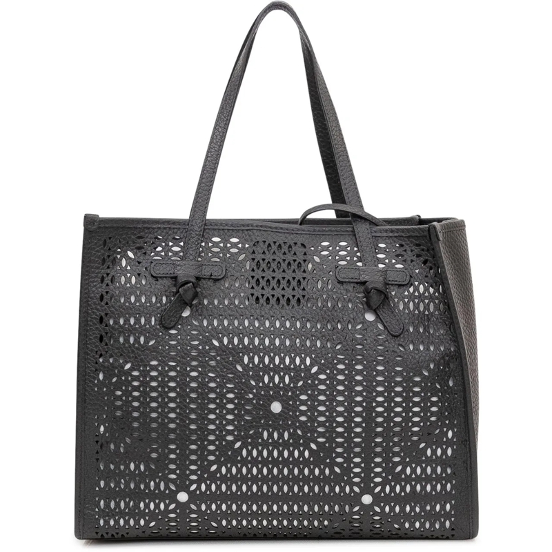 Gianni Chiarini Shopper Borsa Marcella Traforata con Doppi Manici schwarz