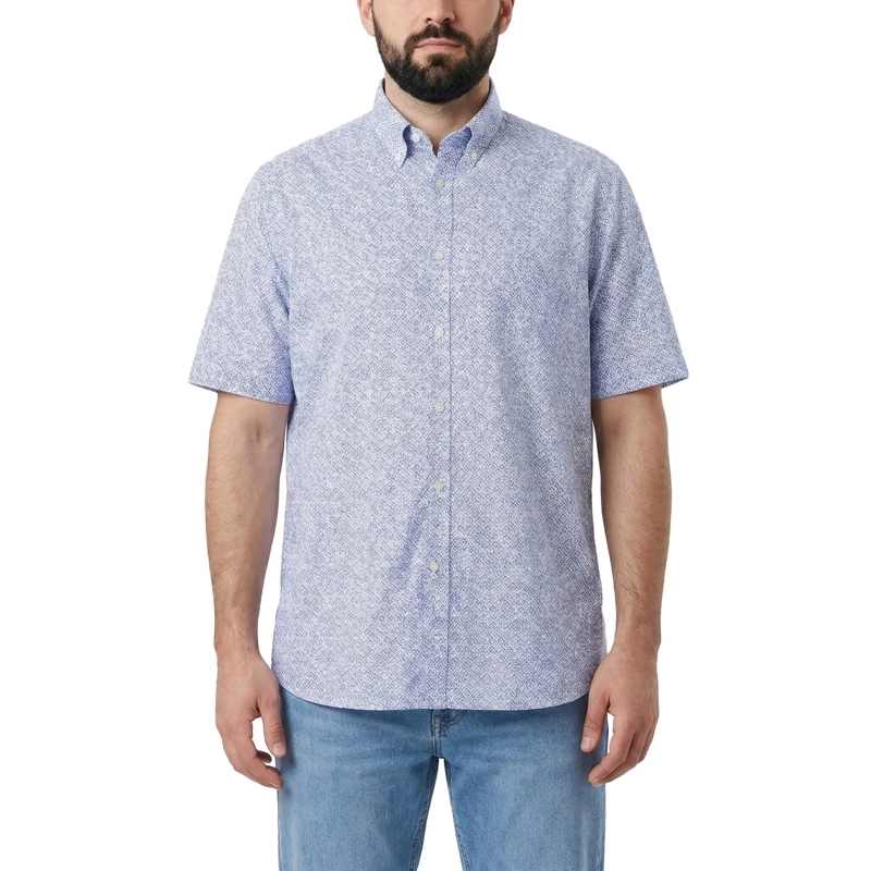 Paul & Shark Hemd Kurzarm-Hemd mit Muster blau(Image 2)