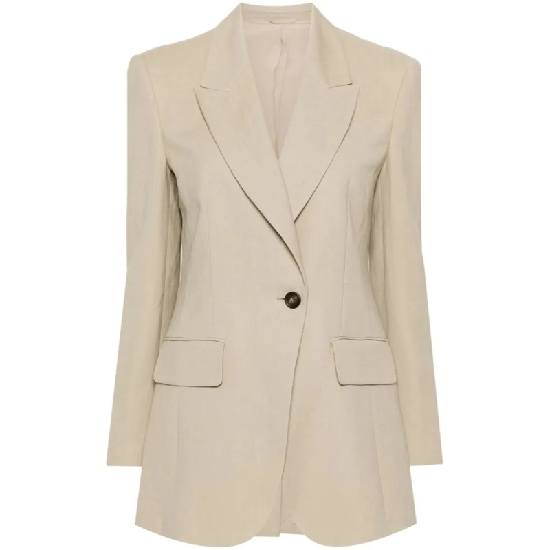 Brunello Cucinelli Blazer Tailored Neutral Jacket Neutrals