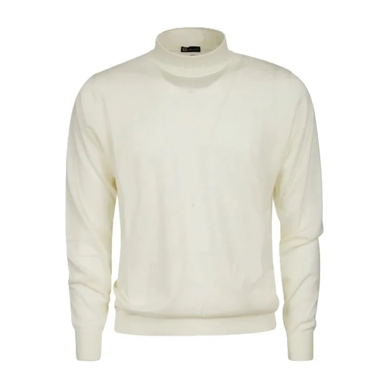 FILIPPO DE LAURENTIIS Pull Refined Turtleneck Sweater Crafted White