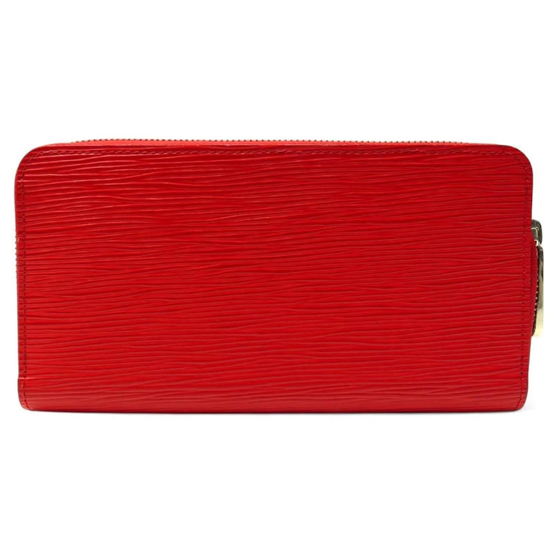 Louis Vuitton Portemonnee NEUE LOUIS VUITTON ZIPPY ORGANIZER GELDBÃ–RSE ROT  rot
