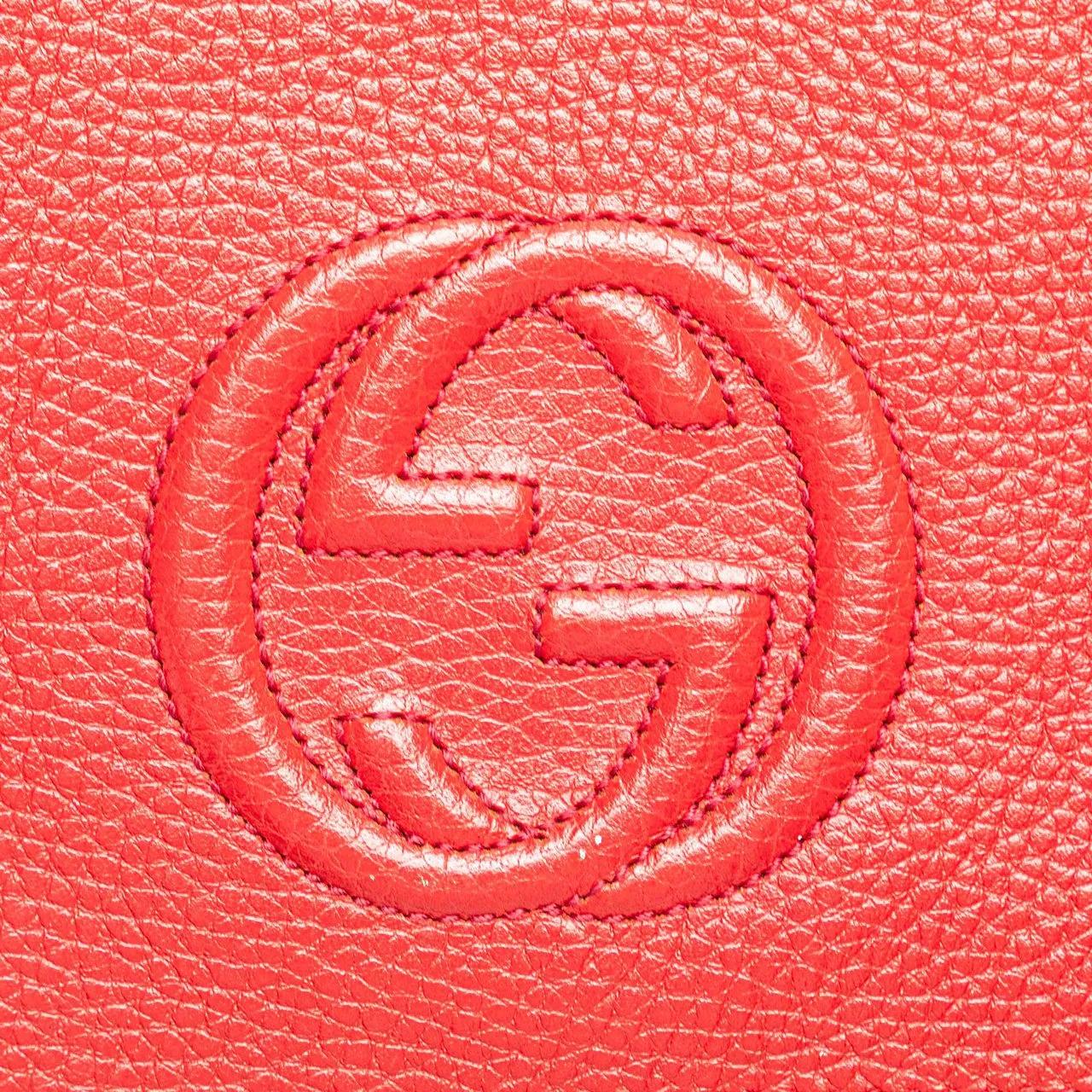 Thumbnail - Gucci Hobo Bags - Leather Soho Wallet on Chain - Gr. unisize - in Rot - für Damen