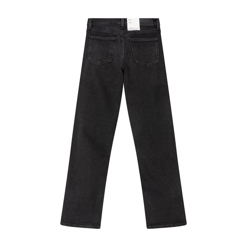 Citizens Of Humanity Jeans Straight-Leg Jeans Palma aus Seide-Mix schwarz(Image 2)