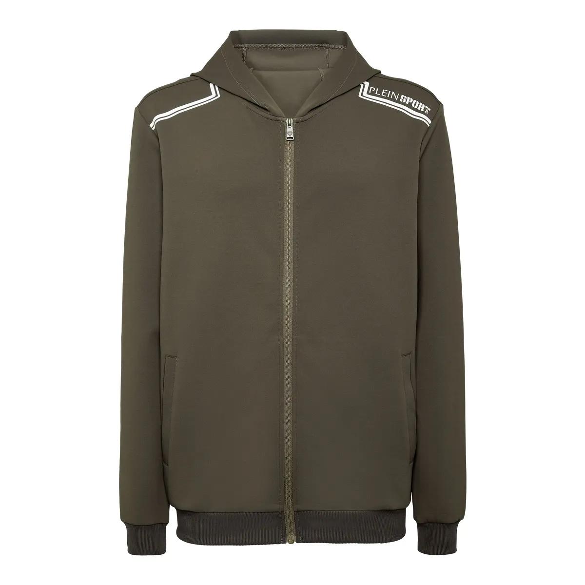 Thumbnail - Plein Sport - Sweatjacke Mit Kapuze - Größe XXL - grün