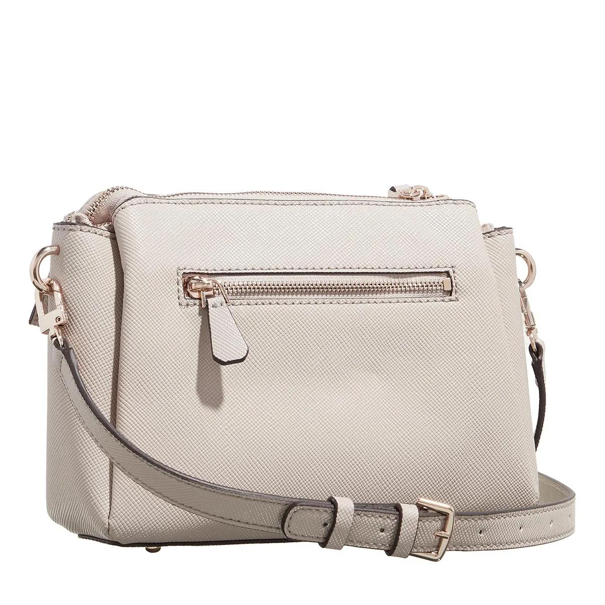 Guess Noelle Crossbody Tas Herfst Winter Collectie Beige Dames