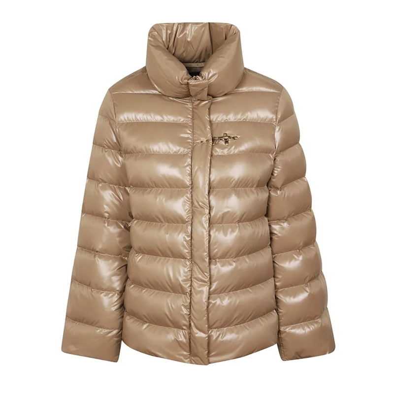 Fay  Padded Down Jacket Brown