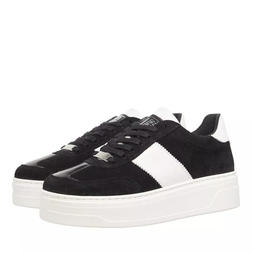 Steve Madden Moxy Black/Off White plattform sneaker