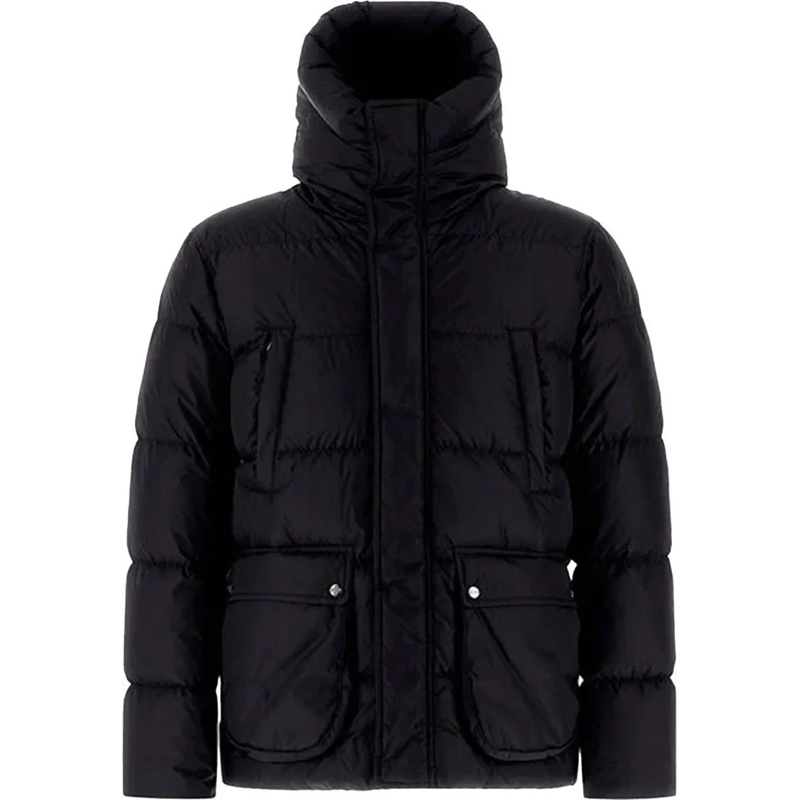 Herno Daunenjacke Zwarte bomberjack schwarz