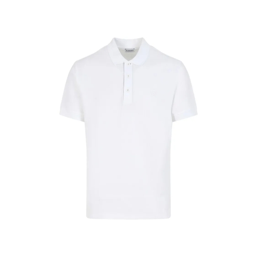 Burberry Polohemd White Cotton Eddie Polo White