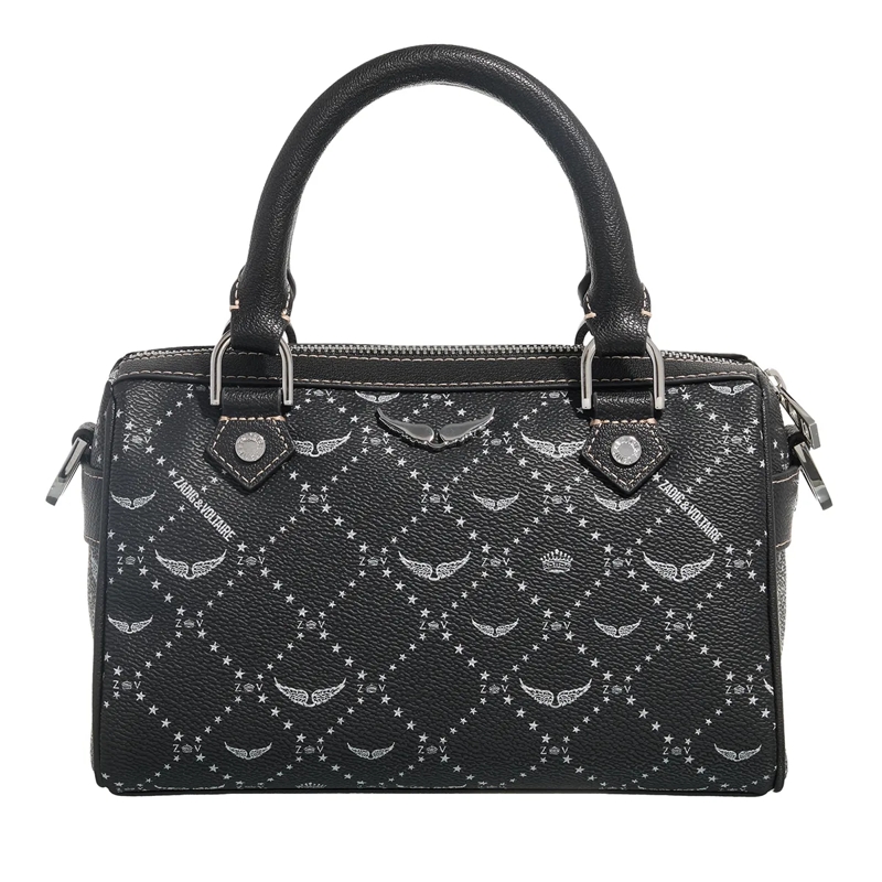 Zadig & Voltaire Bowling Bag Xs Sunny Vibe Monogram Black