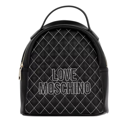 Love Moschino Quilted Backpack Nero Ryggsäck