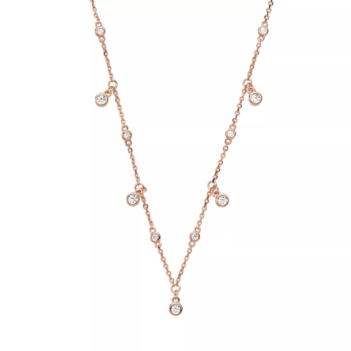Emporio Armani Sterling Silver Necklace Rose Gold Mittellange Halskette