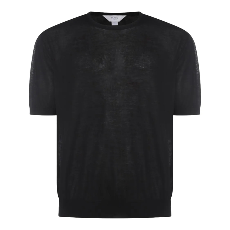 Malo T-shirt Casual Black T-Shirt Black