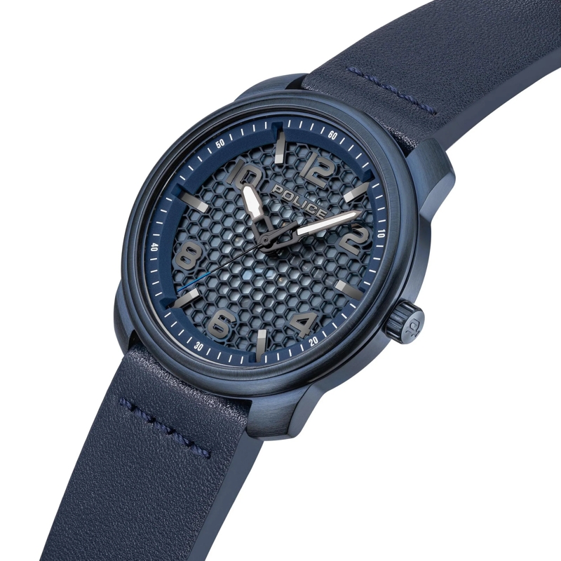 Police Quarzuhr Quarzuhr Protector blau(Image 3)