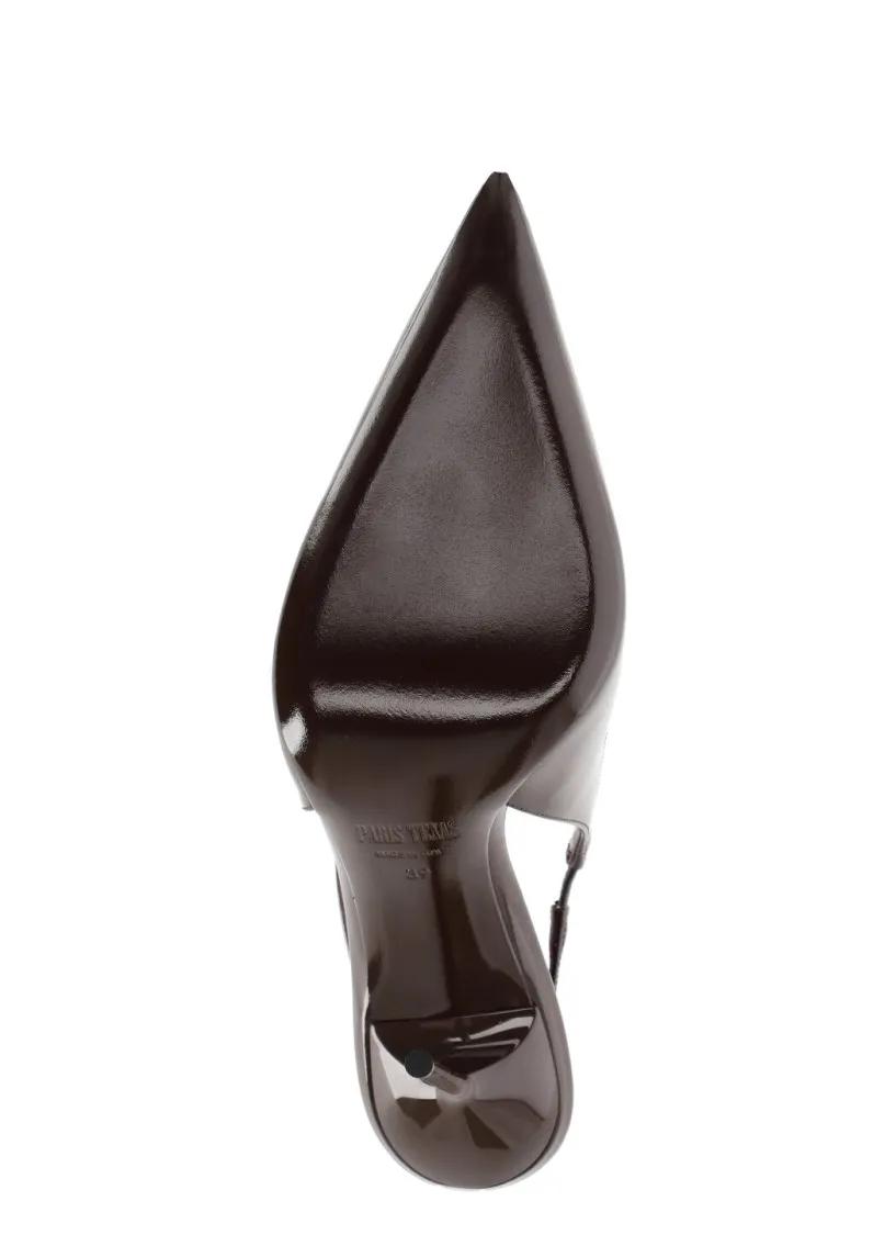 Thumbnail - Paris Texas Hohe Schuhe - Lidia Slingback - Gr. 39 (EU) - in Braun - für Damen