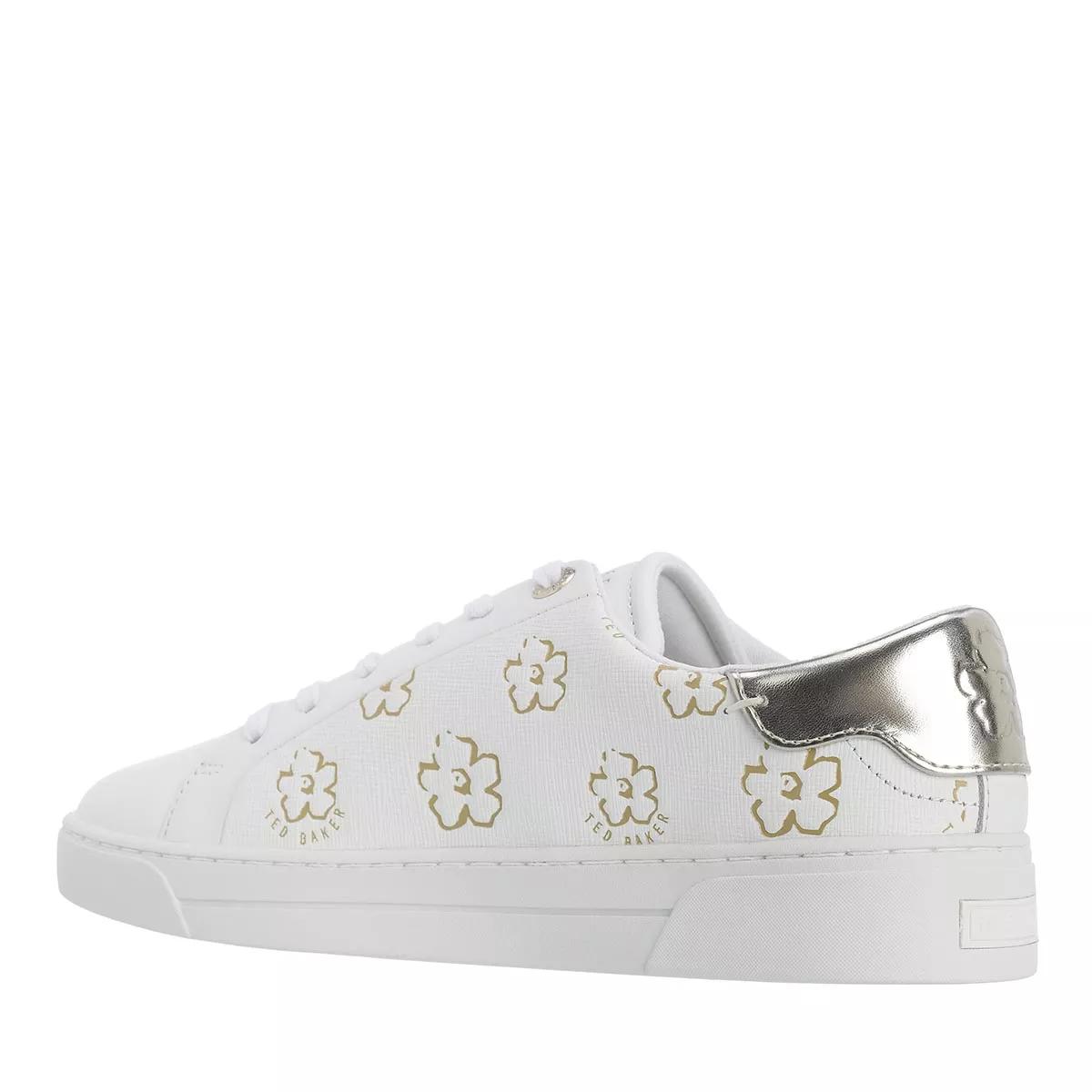 Ted baker white discount and rose gold trainers