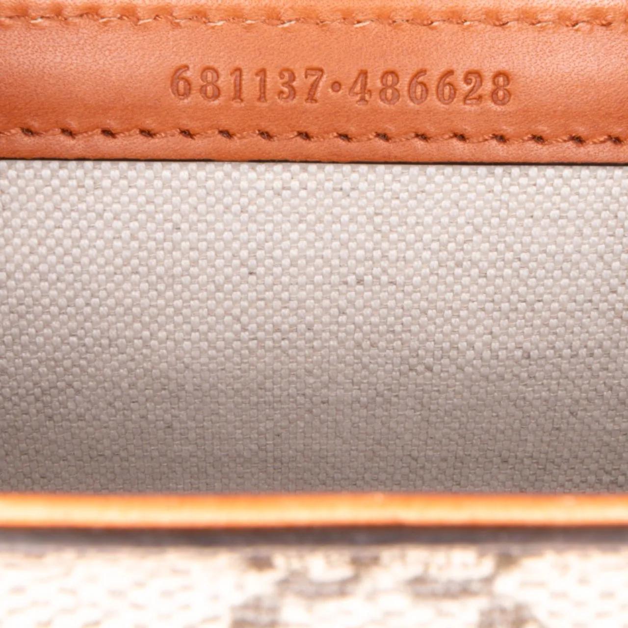 Thumbnail - Gucci Bauchtaschen - Mini GG Supreme Web Bamboo 1947 Belt Bag - Gr. ONE SIZE - in Braun - für Damen