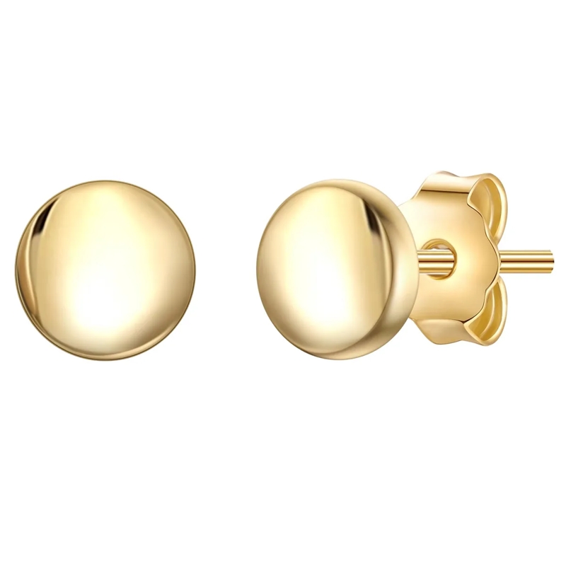 Glanzstücke München Ohrstecker Sterling Silber Ohrstecker gold