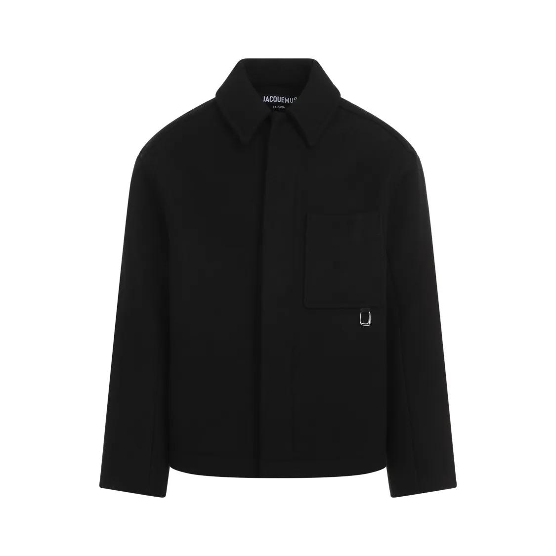 Jacquemus - Le Manteau Court Coat - Größe 48 - schwarz