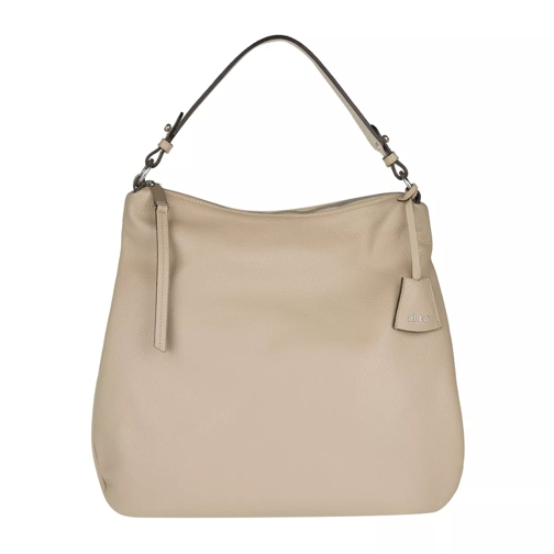 Abro Adria Leather Hobo Handbag Natural Hobo Bag