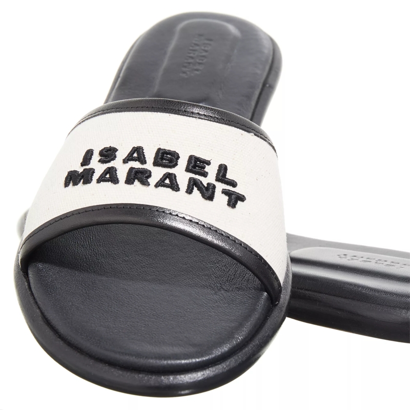 Isabel Marant Slides Women Slides Ecrublack(Image 3)
