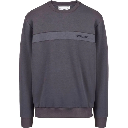 Iceberg  Crew-neck sweatshirt with logo grau