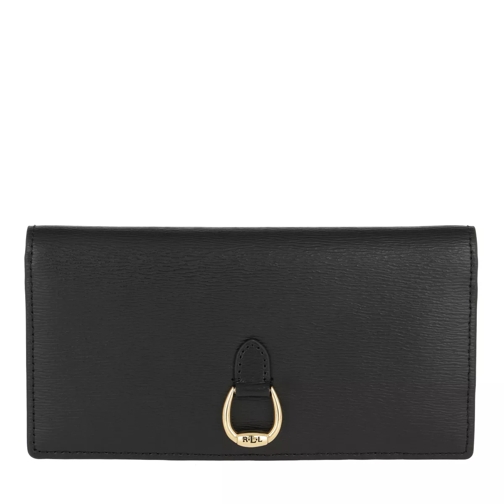 Lauren Ralph Lauren Bennington Slim Wallet Medium Black Flap Wallet