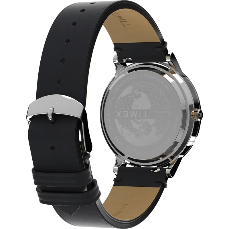 Timex Quarzuhr Analoge Uhr Waterbury Traditional schwarz(Image 5)