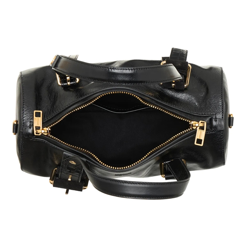 Moschino Duffle Bag Vitello Dallas Nero(Image 6)