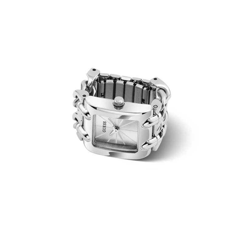 Guess Quarzuhr Quarz-Analoguhr Mod Heavy Metal silber