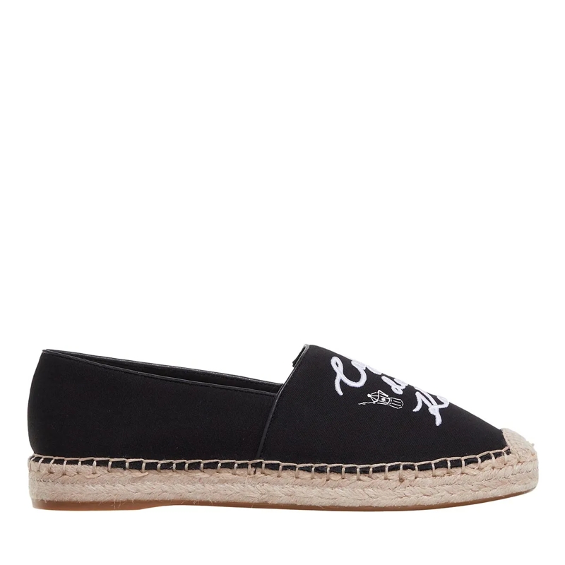 Karl Lagerfeld Espadrilles Kamini Duo Café De Karl Slip On Black Canvas