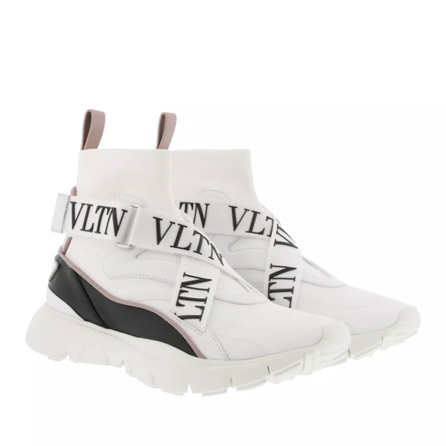 Valentino Garavani Heroes Her Knit Sneakers White/Multi lage-top sneaker