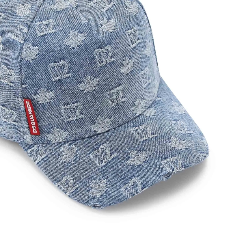 Dsquared2 Hut Cap mit Allover-Logo blau(Image 5)