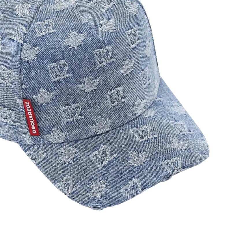 Dsquared2 Casquette de baseball Cap mit Allover-Logo blau(Image 4)