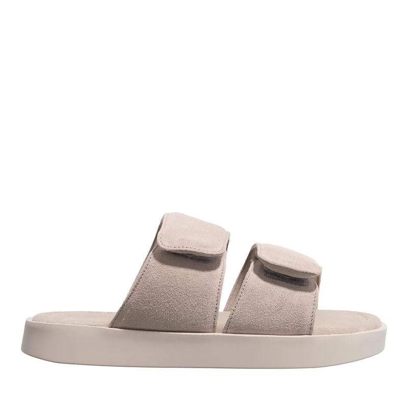 INUIKII Slides Classic Suede Velcro Grey(Image 2)